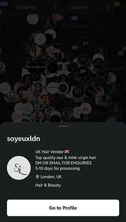 Soyeuxldn hair vendor profile, London